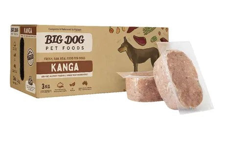 BIG DOG Kangaroo Raw Food for Dogs 3KG