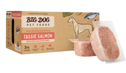 BIG DOG Tas Salmon Raw Food for Dog 3KG