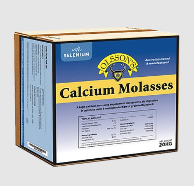 OLSSON SALTLICK CALCIUM MOLASSES 20KG