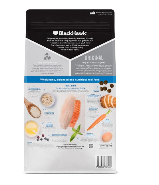 BLACK HAWK ADULT FISH & POTATO 10KG