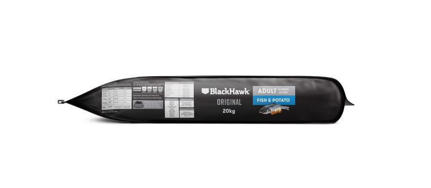 BLACK HAWK ADULT FISH & POTATO 10KG