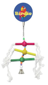 BIRDIE MULTI PERCH WITH BELL SMALL