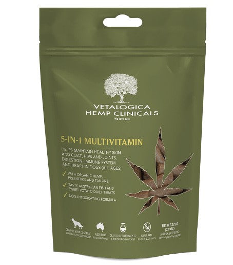 VETALOGICA HEMP CLINICALS 5-IN-1 MULTIVITAMIN