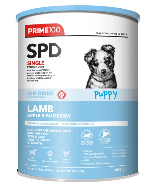 SPD™ Puppy Air Dried Lamb, Apple & Blueberry 600g