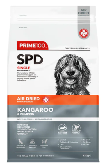 PRIME SPD™ Air Dried Kangaroo & Pumpkin 120g