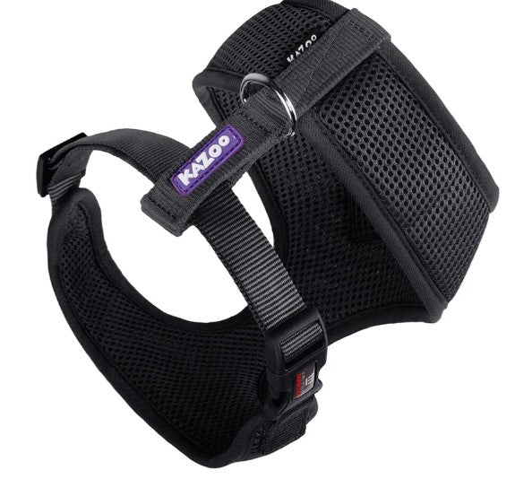 KAZOO CLASSIC SOFT HARNESS BLACK