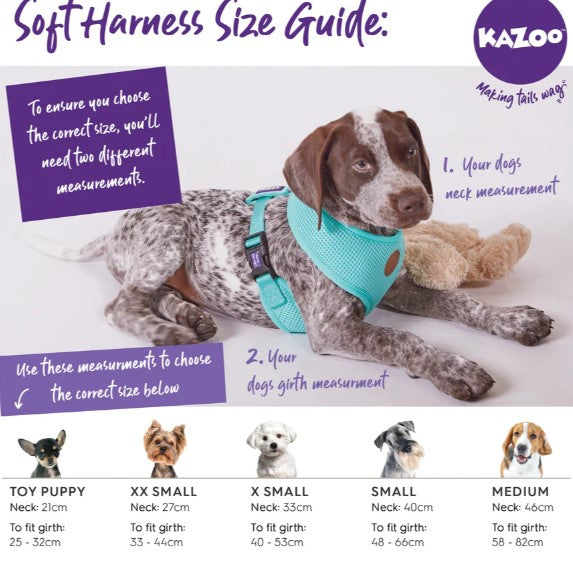 KAZOO CLASSIC SOFT HARNESS BLACK