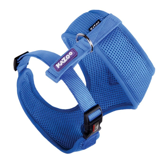 Kazoo Classic Soft Walking Harness MEDIUM-AQUA