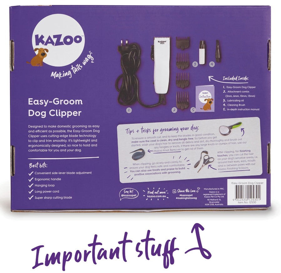 Kazoo Easy-Groom Dog Clipper 2600