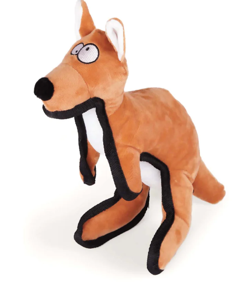 Kazoo Furries - Tough Kangaroo Dog Toy