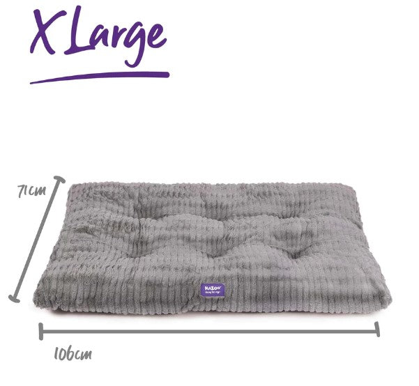 Kazoo Storm Dog Pillow Bed - Grey X-Large