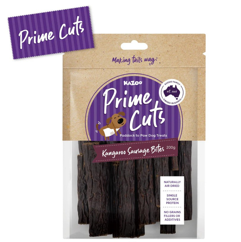 Kazoo Prime Cuts Kangaroo Sausage Bites 200g
