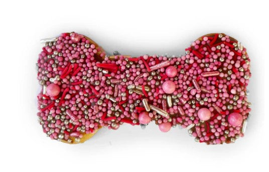 BARNEY'S BARKEY DOG BONE BISCUIT - PINK