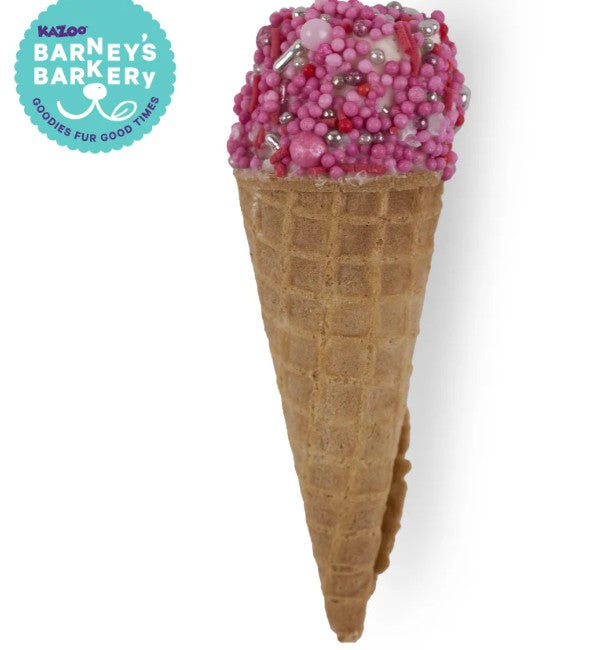 Kazoo Dog Ice Cream Cone - Pink