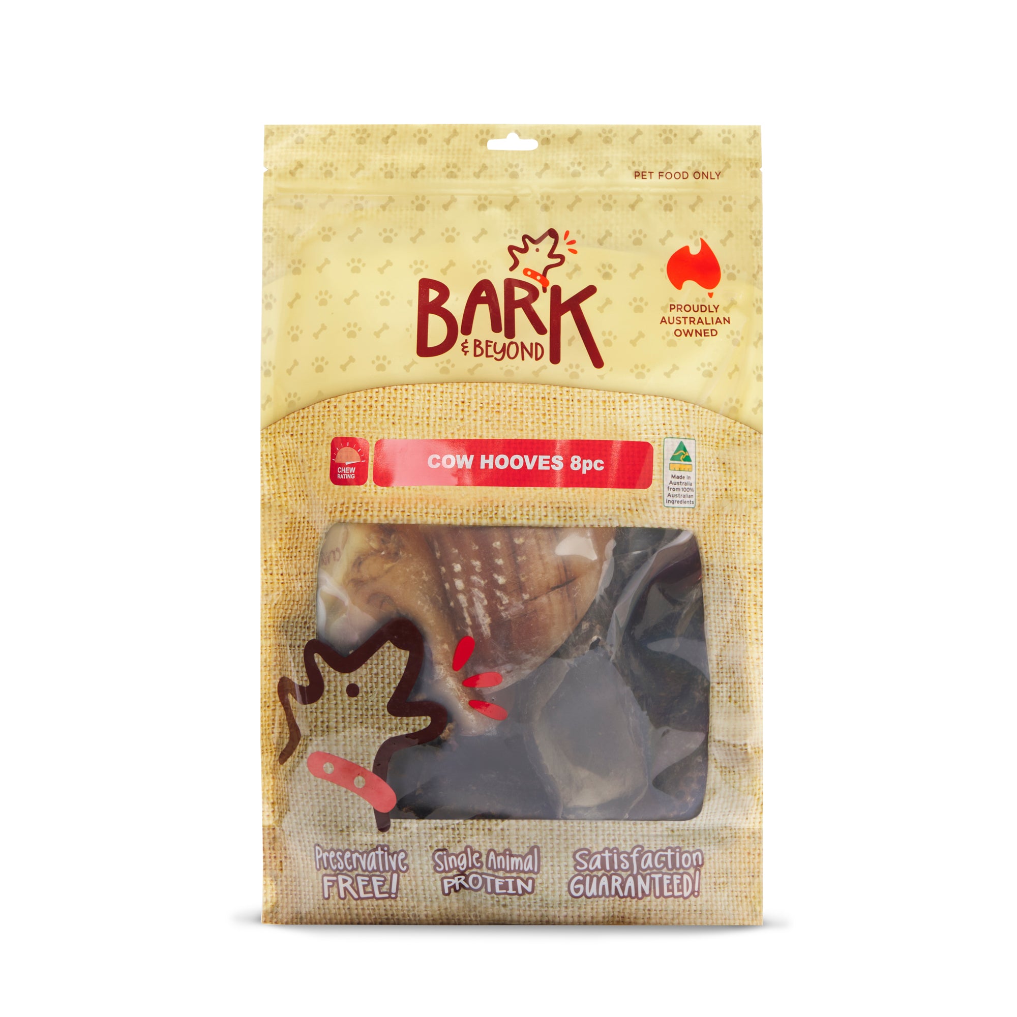 BARK & BEYOND COW HOOVES 8PC