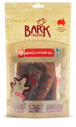 BARK & BEYOND BULLY STICKS 5PC