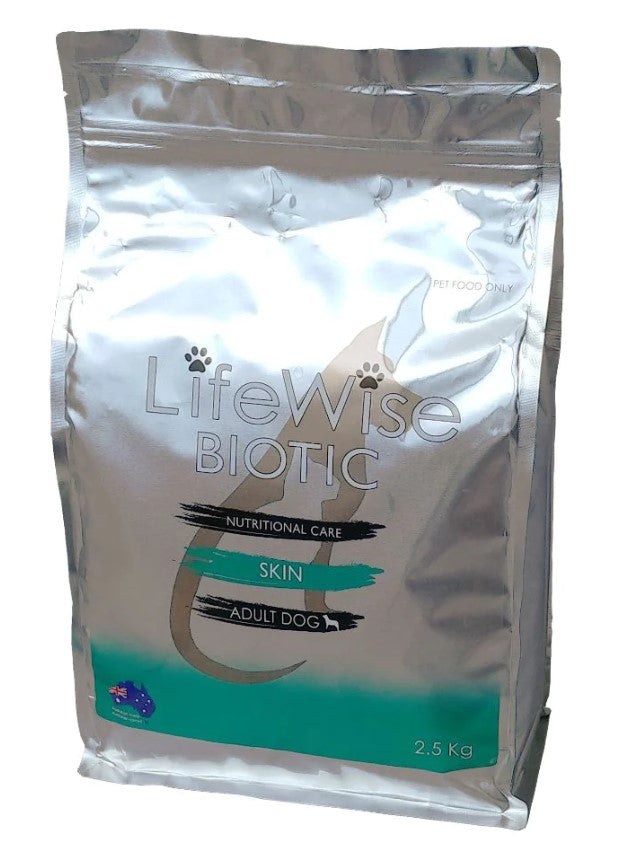 LIFEWISE DOG BIOTIC SKIN wth Fish, Rice, Oats & Vegetables 2.5kg