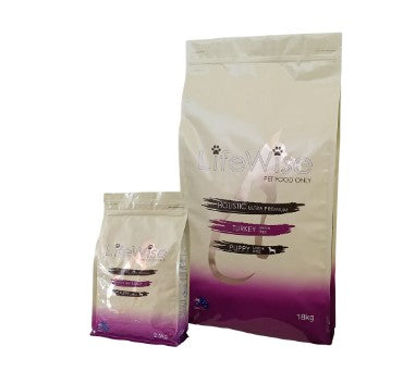 LIFEWISE DOG PUPPY GRAIN FREE TURKEY AND VEG (LARGE BITES) 2.5KG