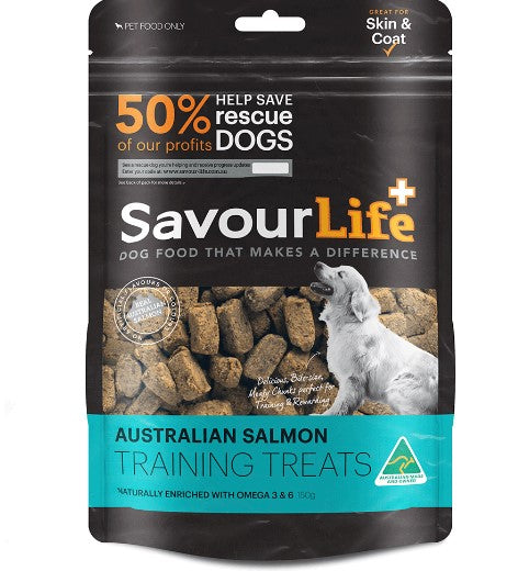 SAVOURLIFE TRAINING TREATS AUSTRALIAN SALMON 150G