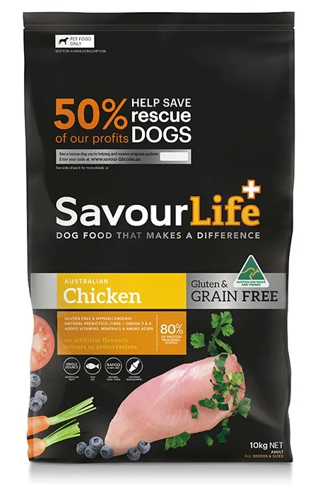 SAVOURLIFE GRAIN FREE CHICKEN ADULT DOG FOOD 2.5kg