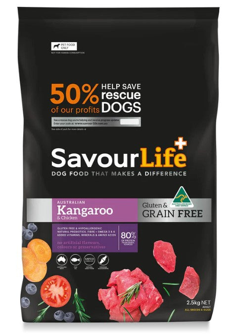 SAVOURLIFE KANGAROO GRAIN FREE 2.5KG