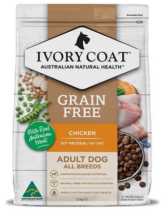 IVORY COAT ADULT DOG GRAIN FREE CHICKEN 2kg