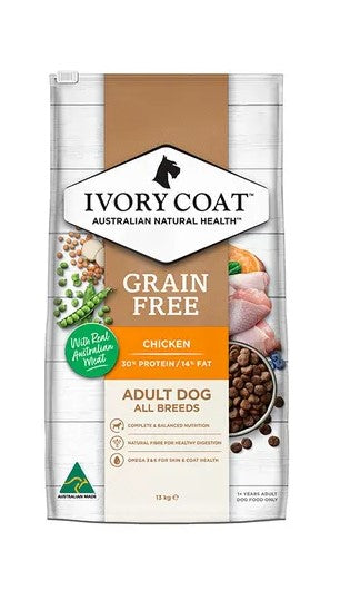 IVORY COAT DOG CHICKEN 13KG