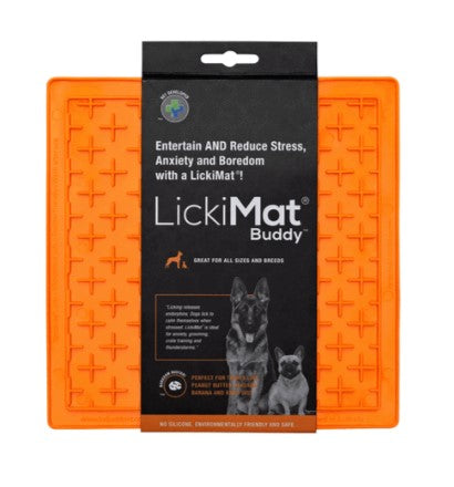 LICKIMAT DOG BUDDY ORANGE