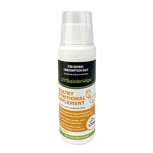 BAINBRIDGE POULTRY NUTRITIONAL SUPPLEMENT - 125ML