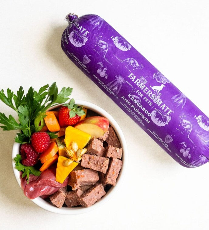 Farmers mate kangaroo & pumpkin 2kg roll