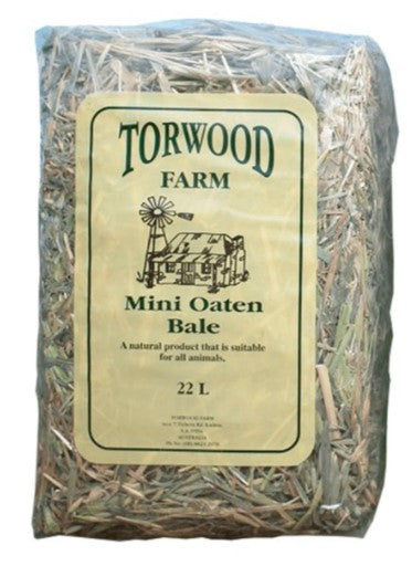 TORWOOD FARMS MINI OATEN BALE 22L